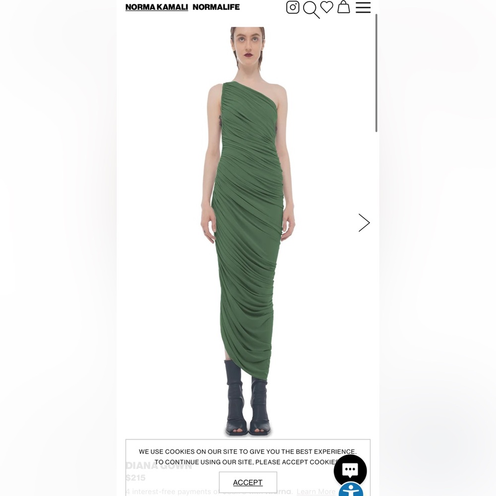 Norma Kamali Diana Gown